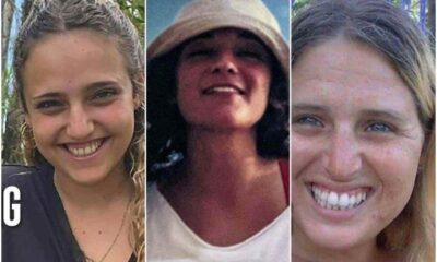 Reféns Romi Gonen, Emily Tehila Damari e Doron Steinbrecher foram libertadas neste domingo