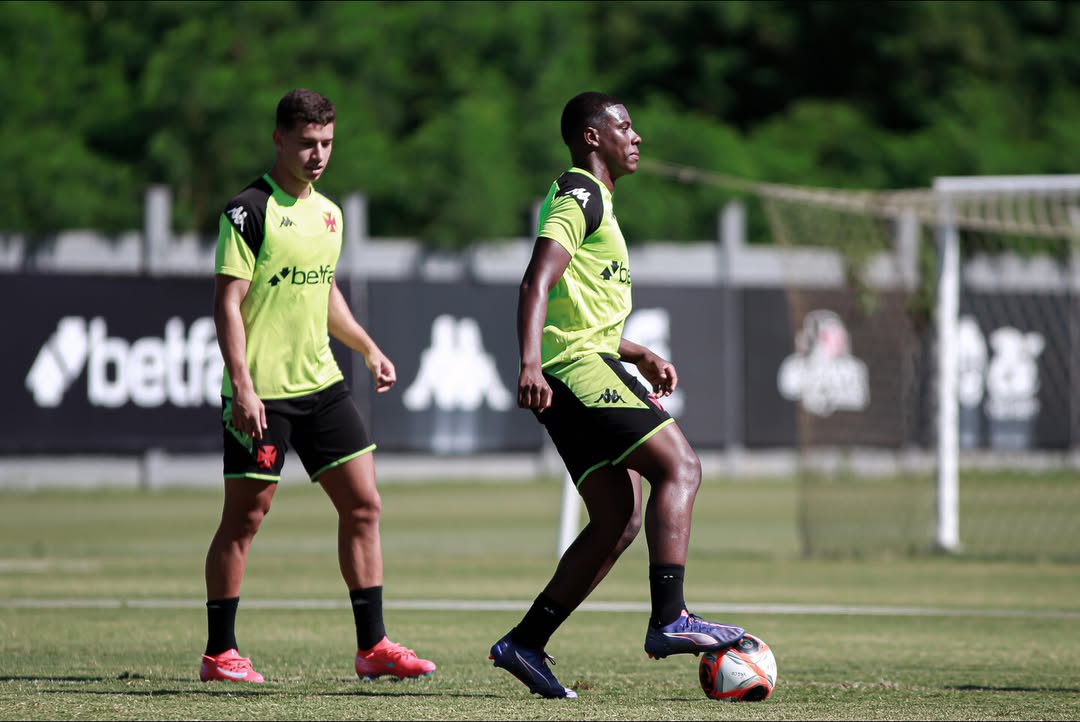 Treino do Vasco no CT Moacyr Barbosa (Foto: Matheus Lima/Vasco)