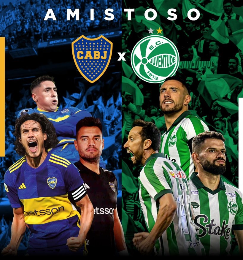 Boca Juniors x Juventude