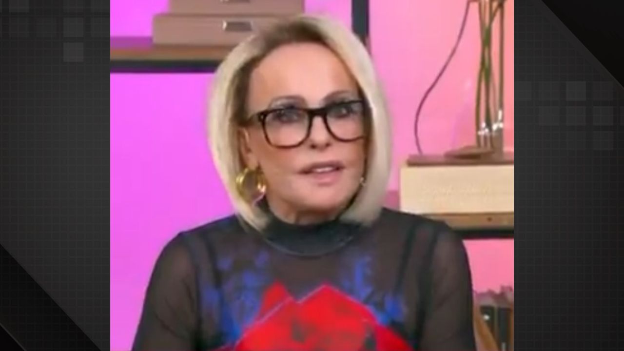 Ana Maria Braga no programa Mais você anunciando o processo