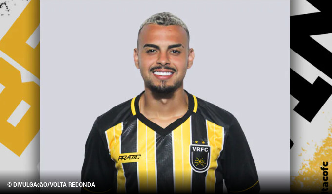 Pierre anunciado pelo Volta Redonad (Foto: Divulgação/Volta Redonda FC)