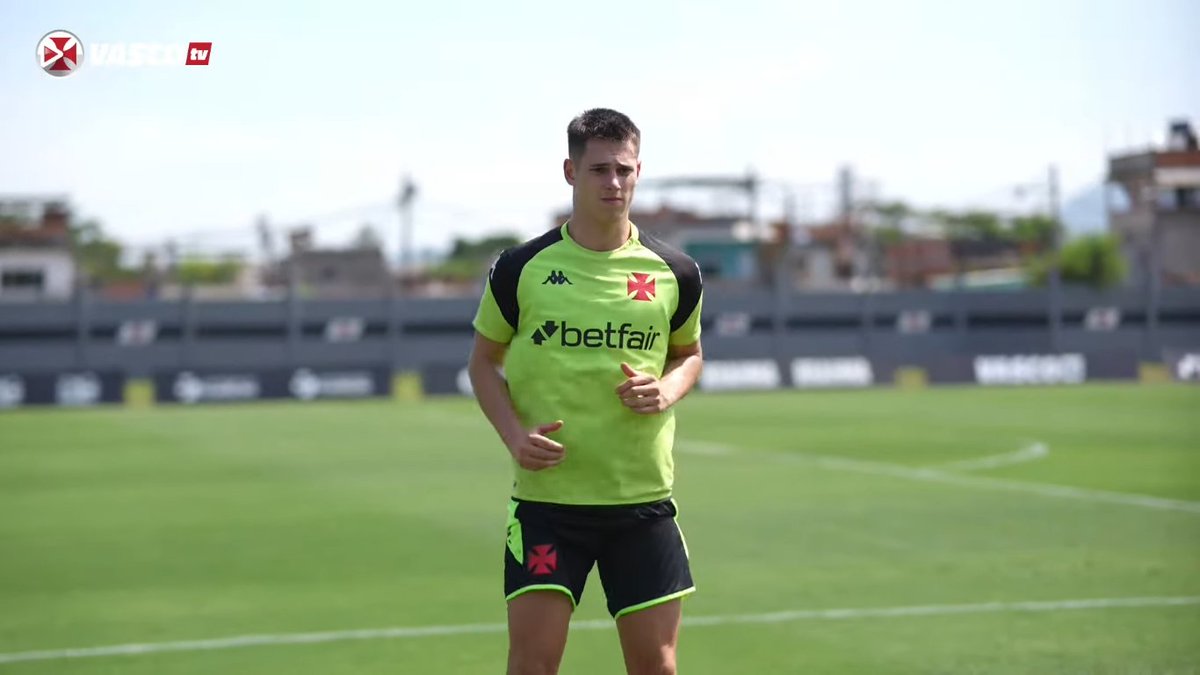 Estrella. Treino do Vasco (Foto: Reprodução/Vasco TV)