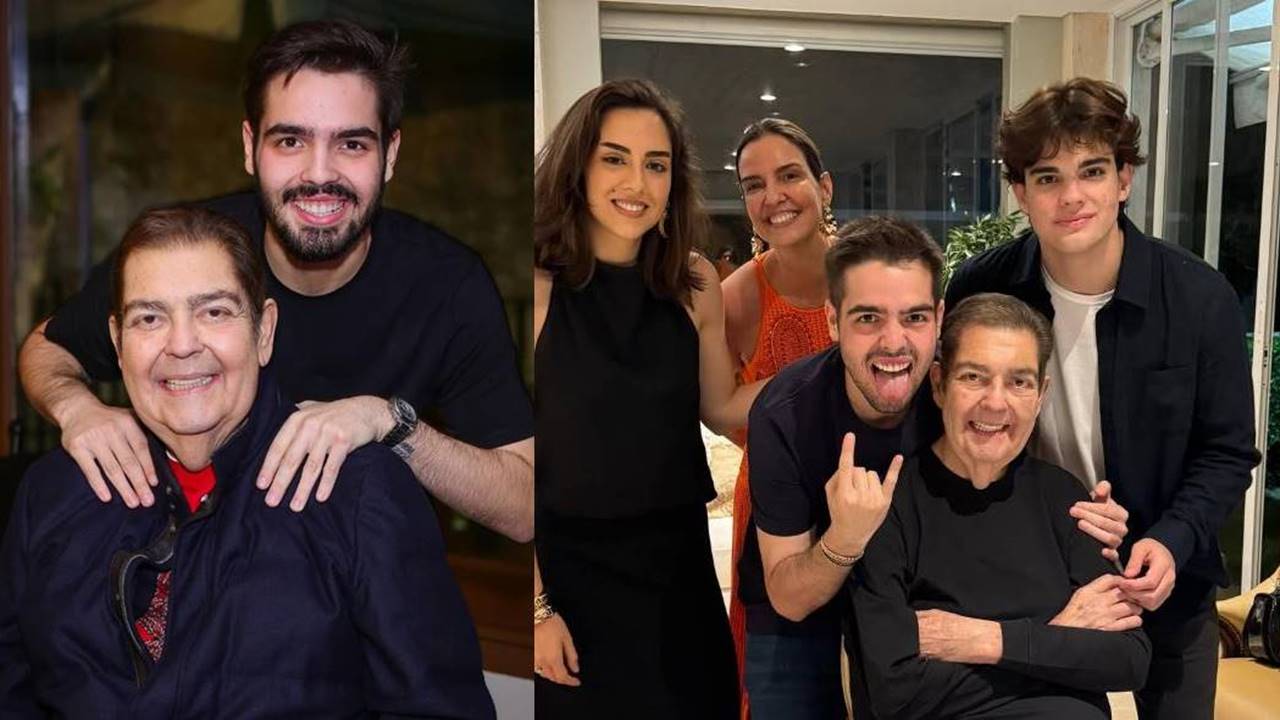 Filho de Faustão fala pela 1ª vez após internação do apresentador