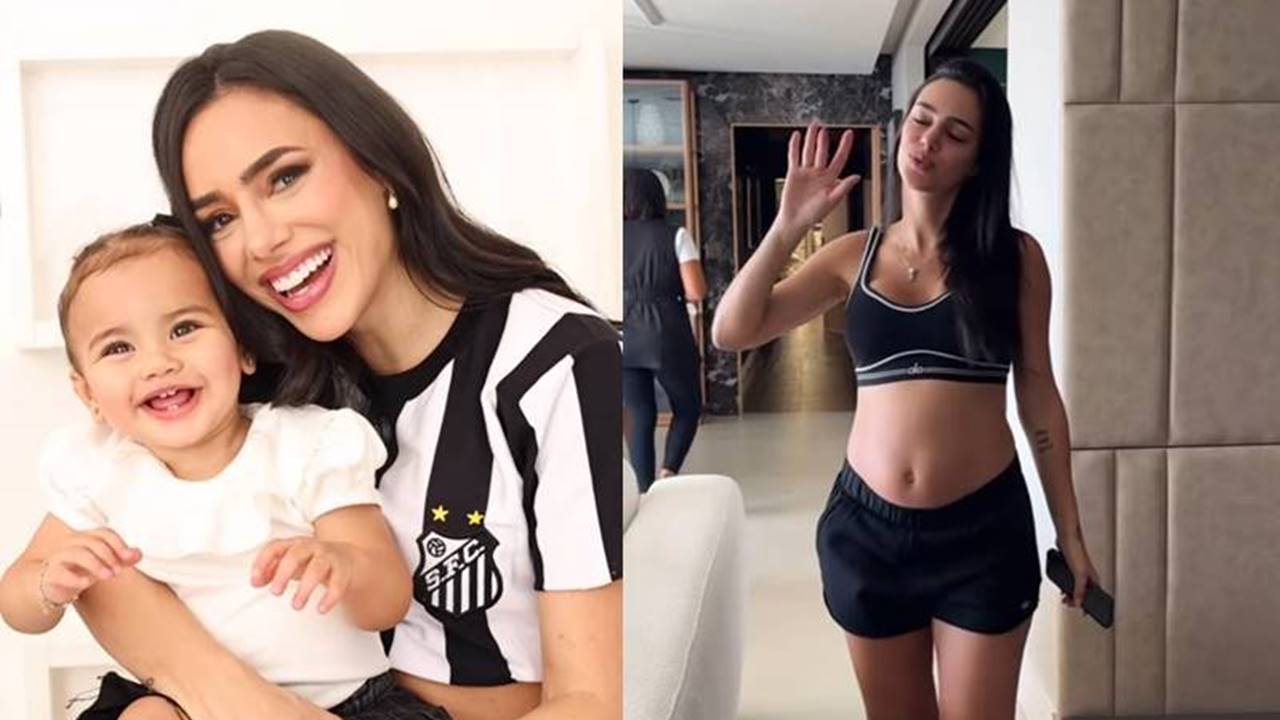 Segundo filho à vista! Bruna Biancardi exibe barriga de grávida