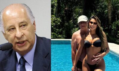 Ex-presidente da CBF assume romance com jovem 51 anos mais nova!