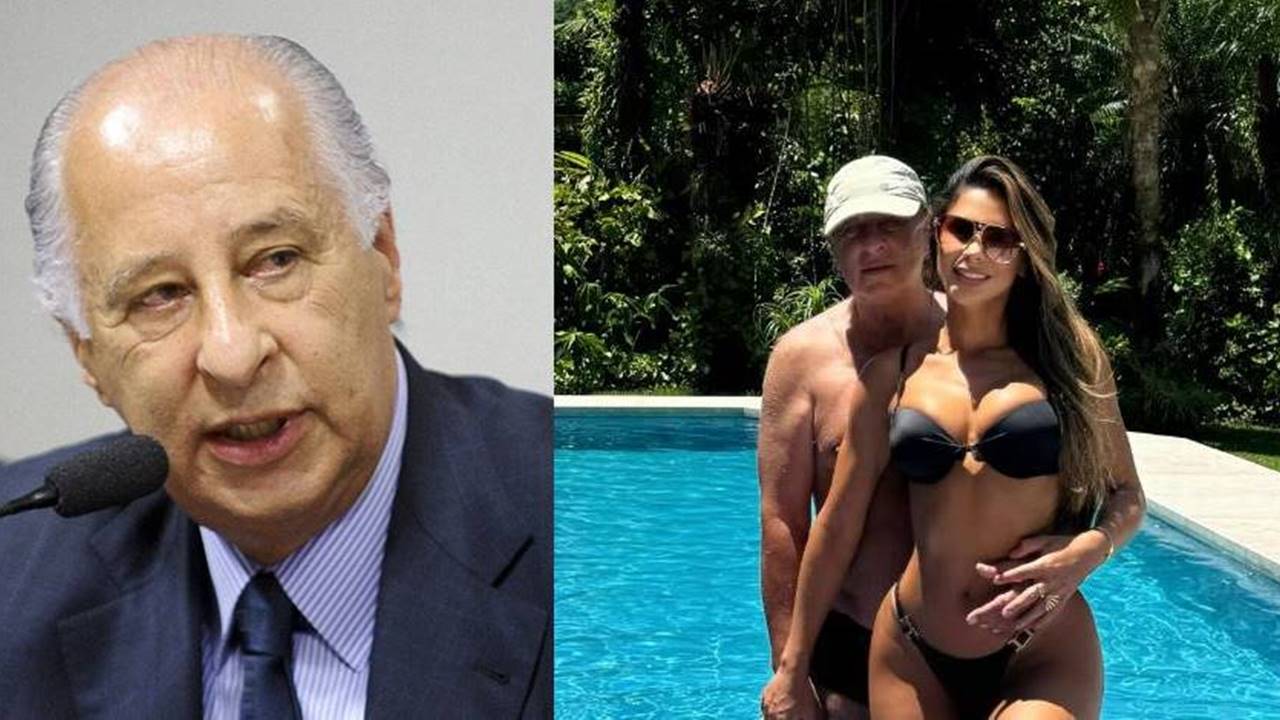 Ex-presidente da CBF assume romance com jovem 51 anos mais nova!