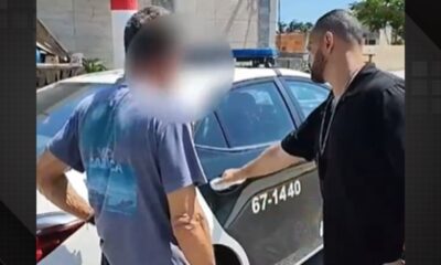 Policia prende homem acusado de abusar do neto.