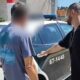 Policia prende homem acusado de abusar do neto.