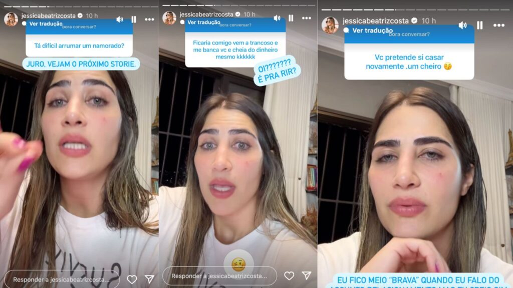 Story Jéssica Beatriz Costa - Reprodução Instagram