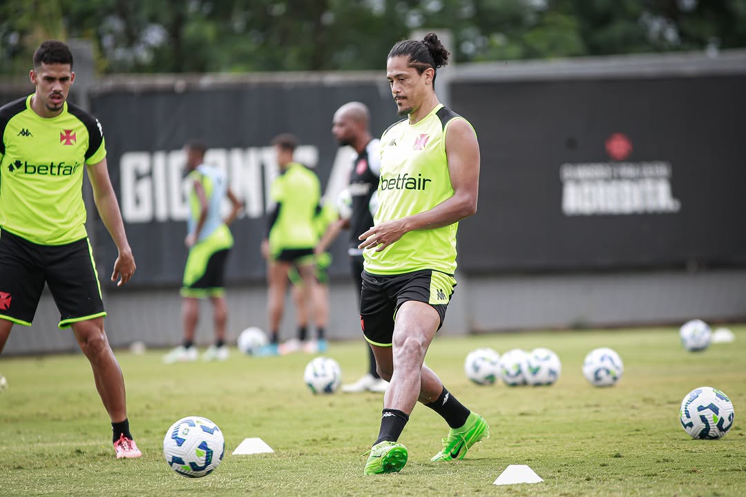 Maurício Lemos. Treino do Vasco (Foto: Matheus Lima/Vasco)