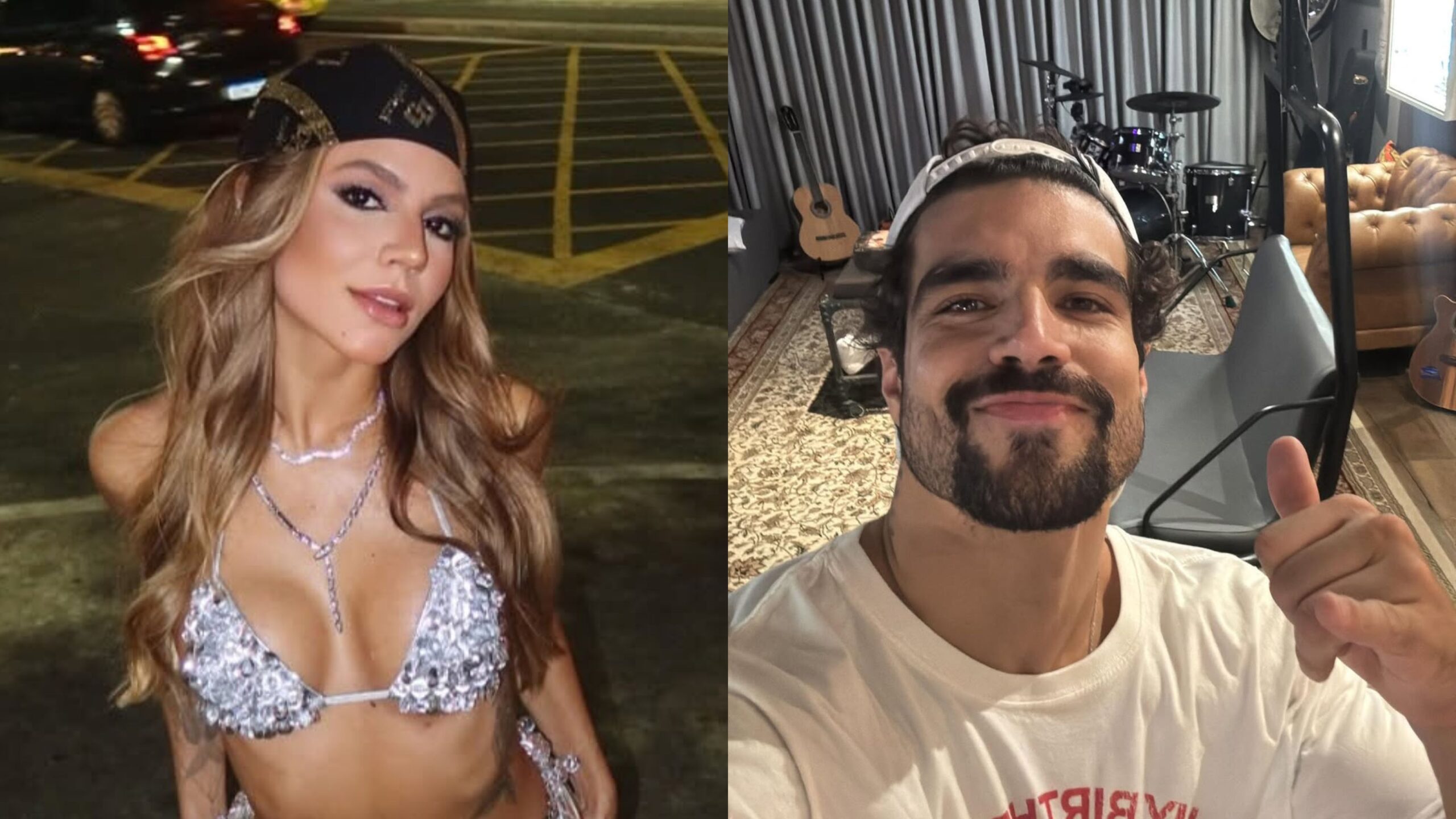 Hariany Almeida e Caio Castro - Reprodução Instagram