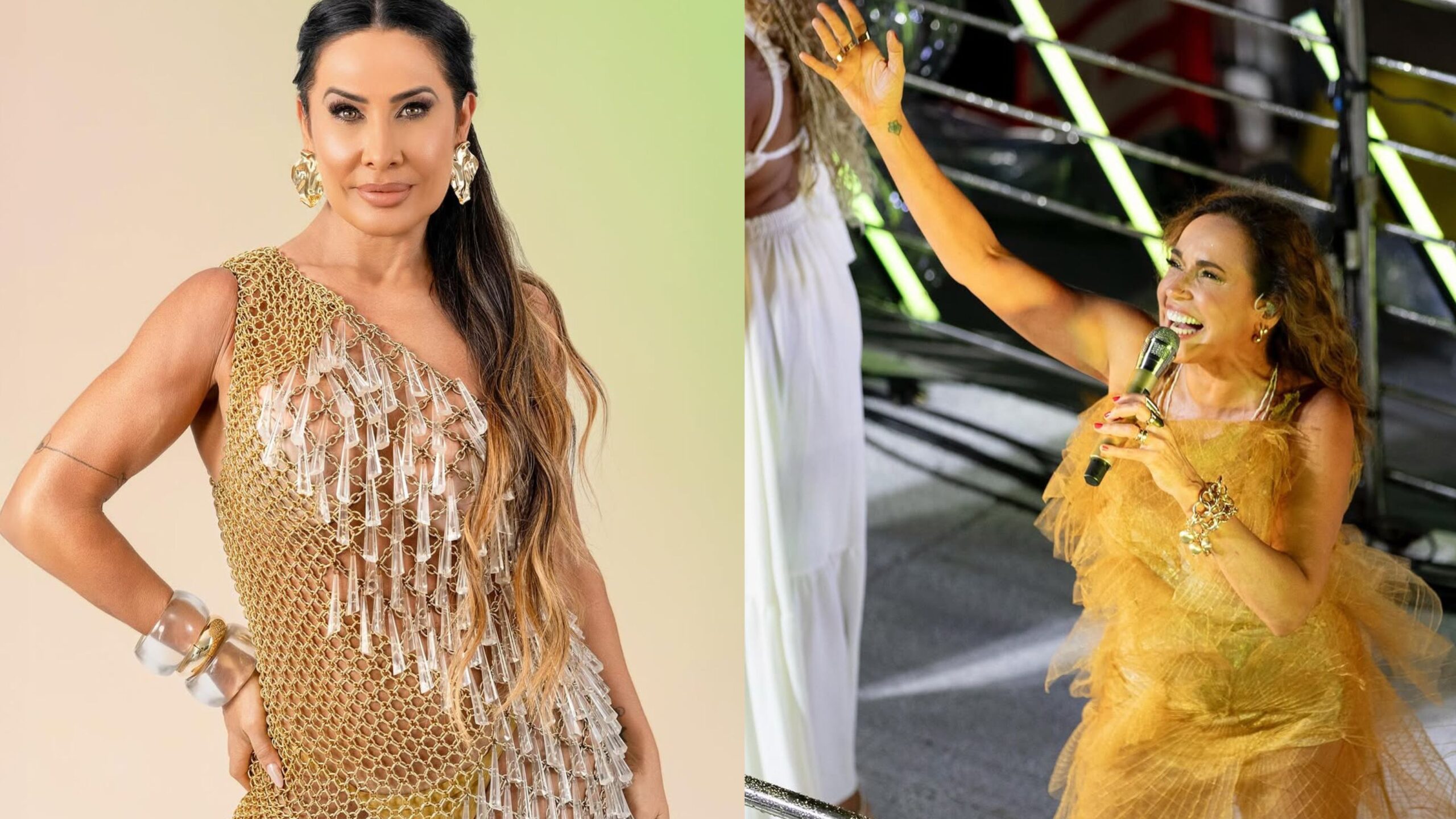 Scheila Carvalho e Daniela Mercury - Reprodução Instagram