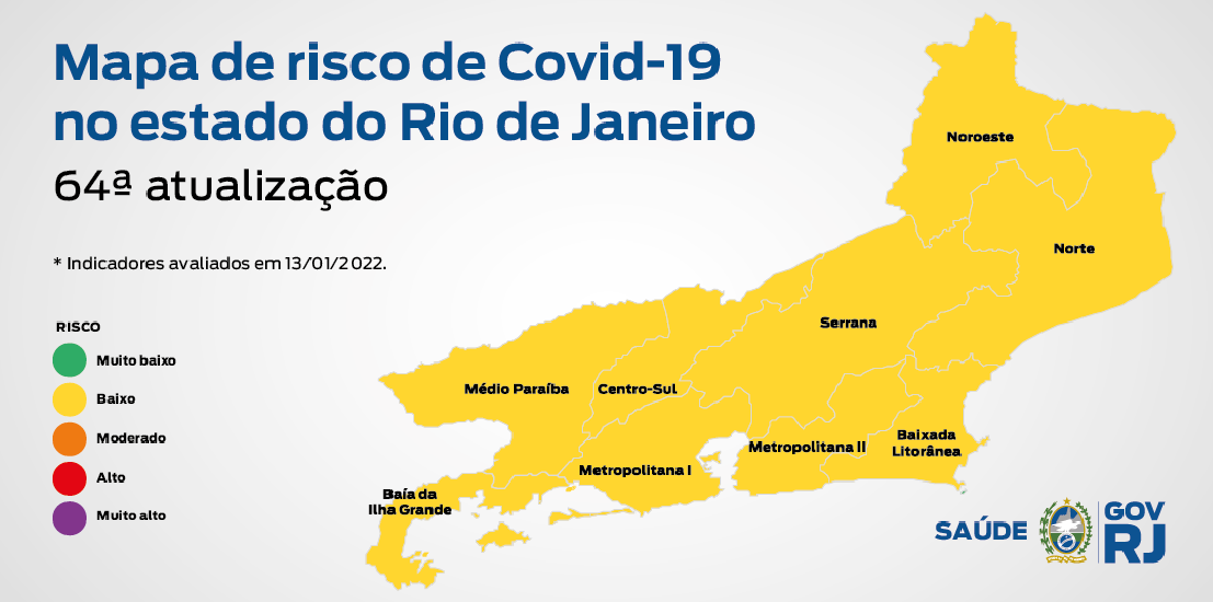 Mapa de risco da Covid-19