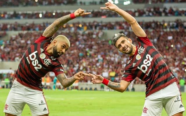 Gabigol e Arrascaeta