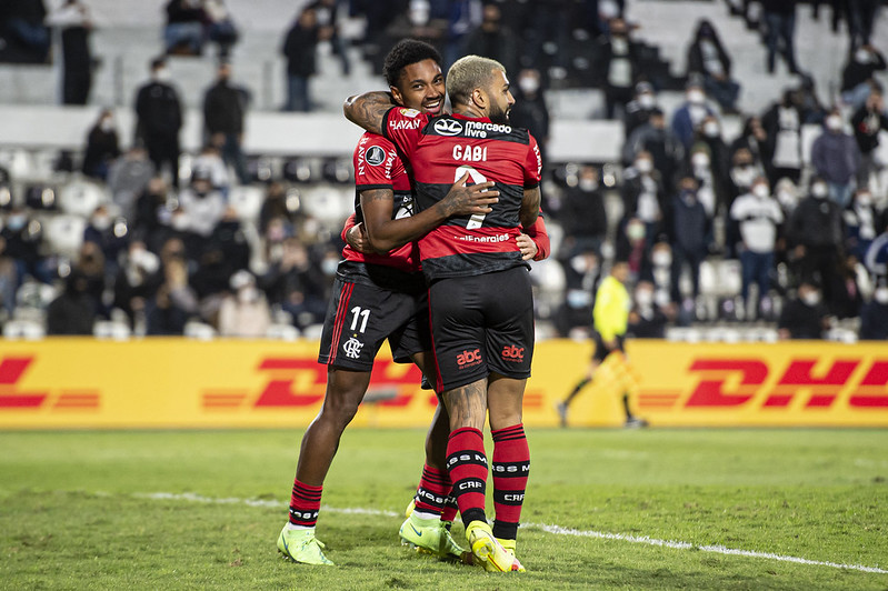 Gabigol em ação pelo Flamengo