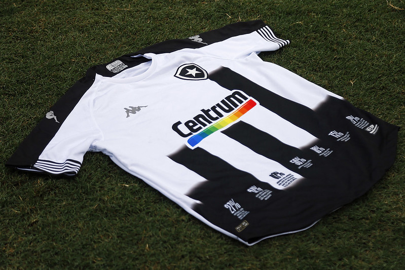 Camisa do Botafogo no combate ao racismo