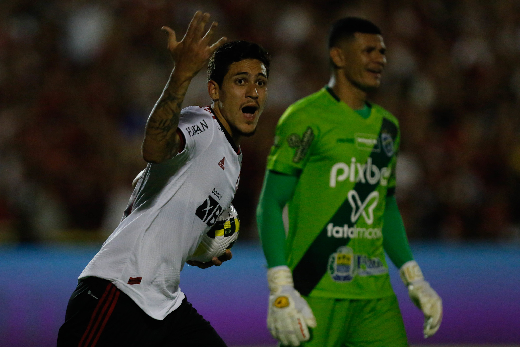 Pedro marcou primeiro gol rubro-negro na vitória sobre o Altos
