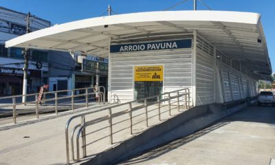 estação Arroio Pavuna, em Jacarepaguá