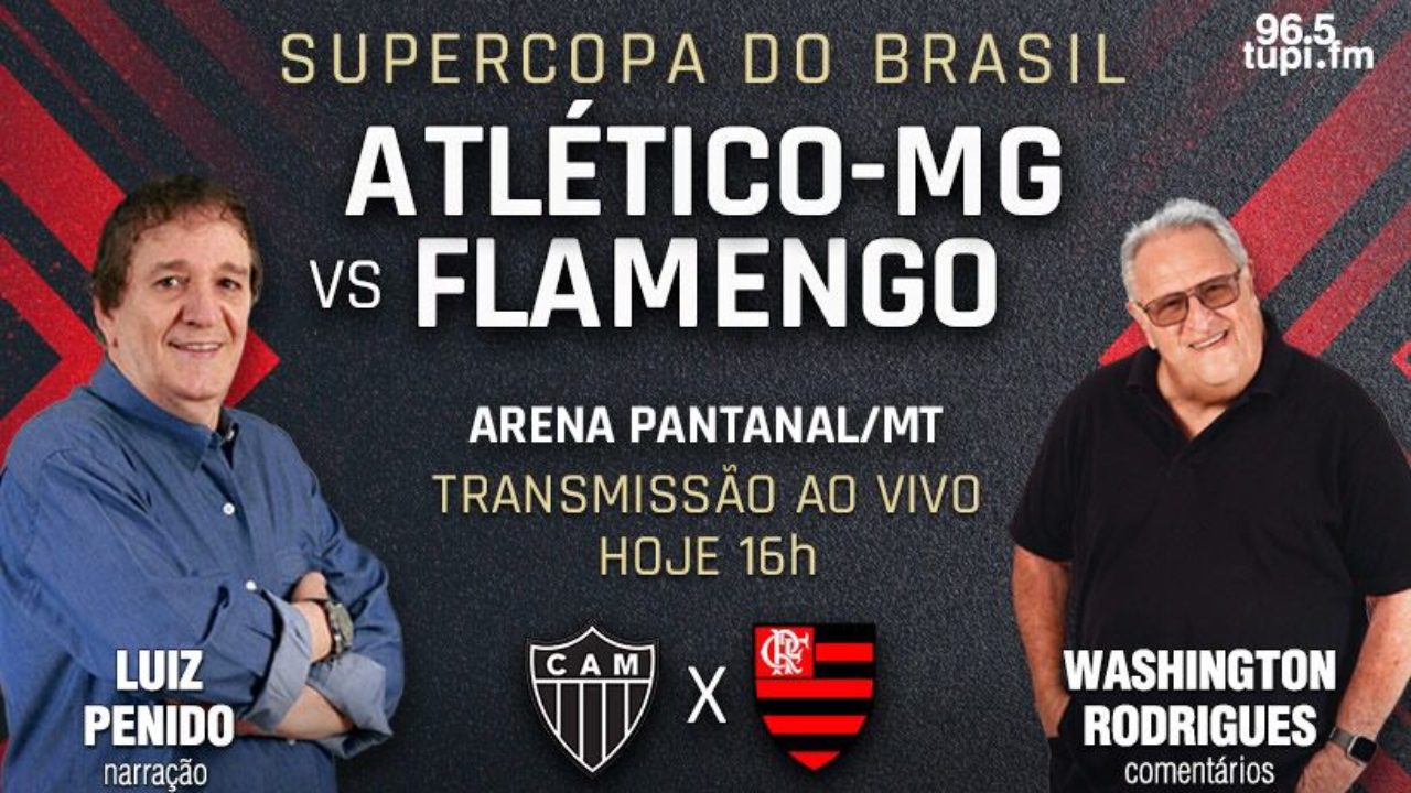 Atlético-MG vence Flamengo em incrível disputa de pênaltis e é campeão da  Supercopa do Brasil - Super Rádio Tupi