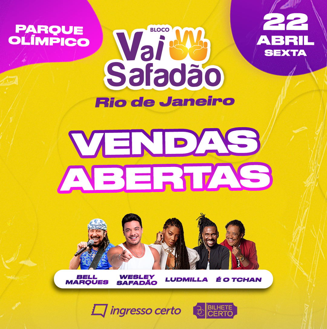 Wesley Safadão anuncia bloco 'Vai Safadão' no feriado de carnaval