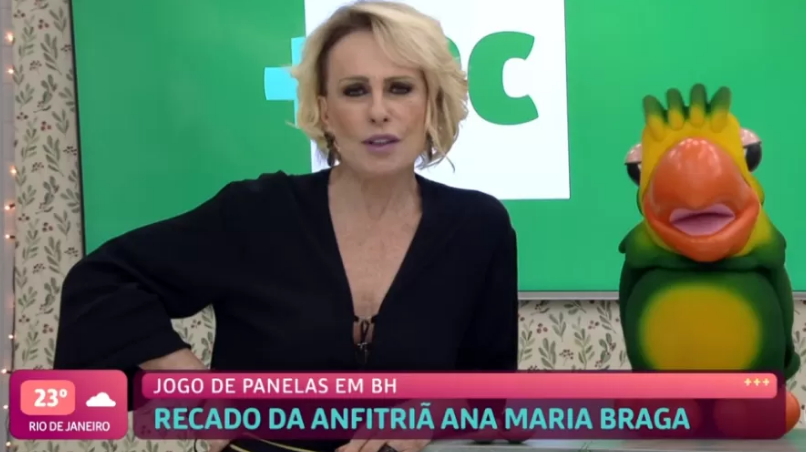 Ana Maria em VT com Louro José