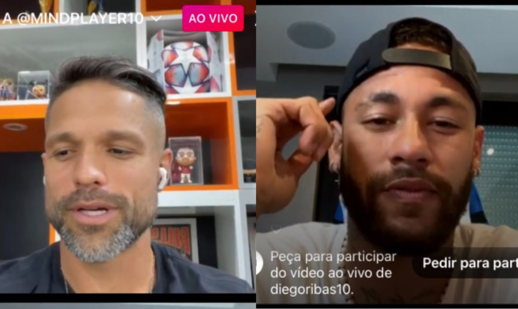 Live de Diego Ribas com Neymar