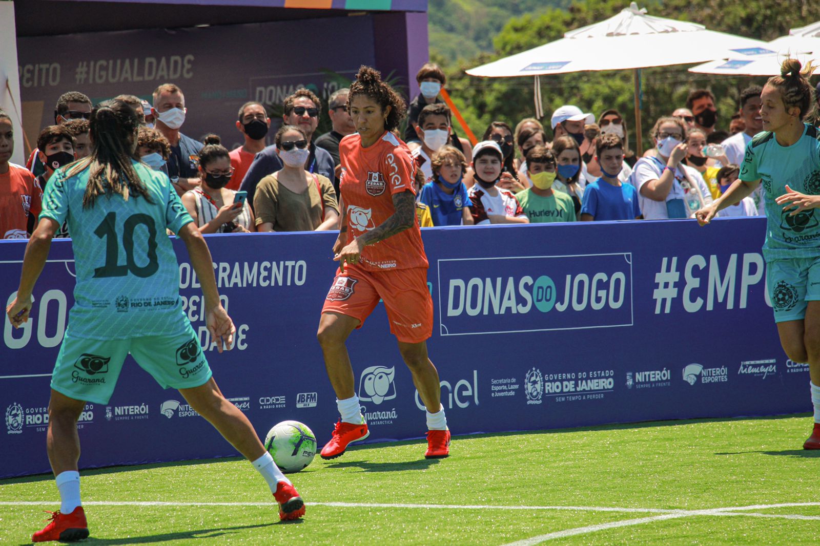 evento donas do jogo futebol feminino niteroi