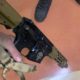 Arma apreendida pela Polícia Militar em São Gonçalo
