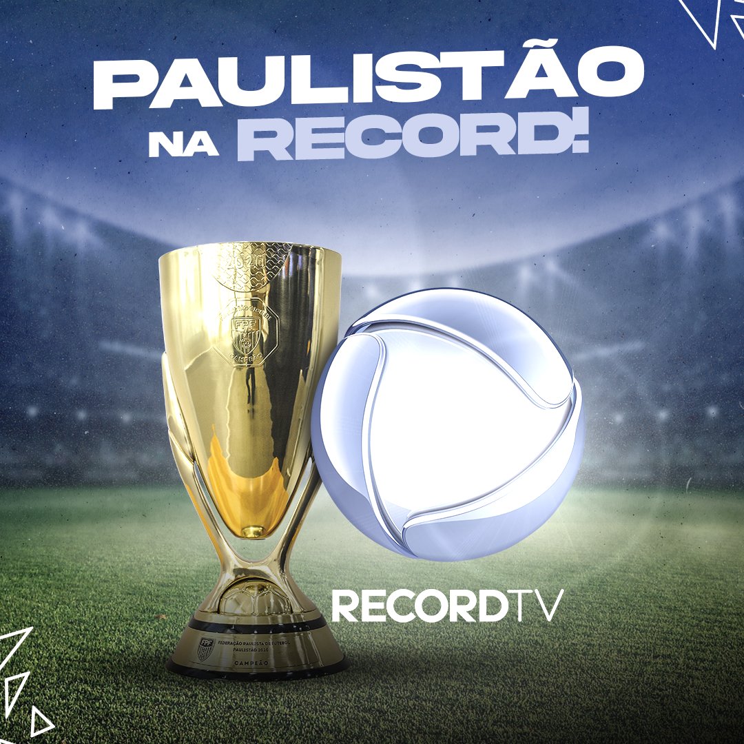 Record ganha concorrência e transmitirá Campeonato Paulista em 2022