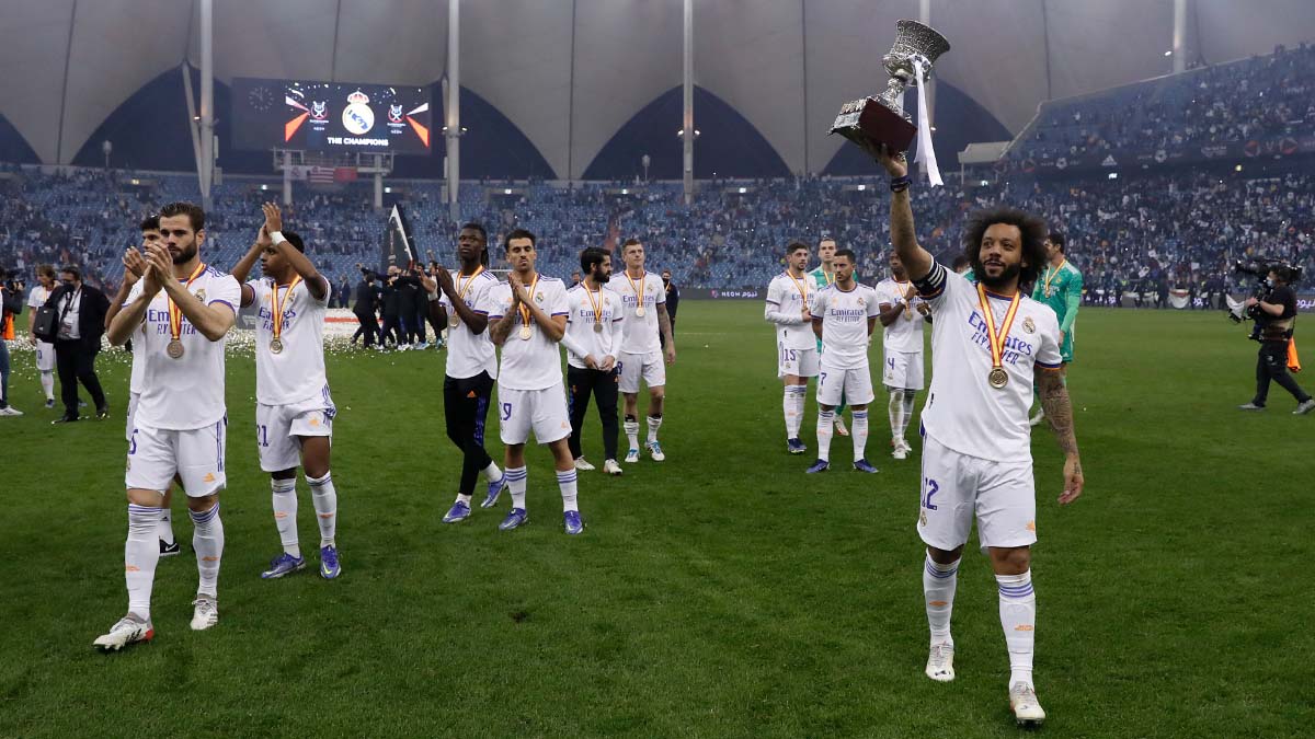 Lateral-esquerdo Marcelo atinge marca histórica no Real madrid após título da Supercopa da Espanha