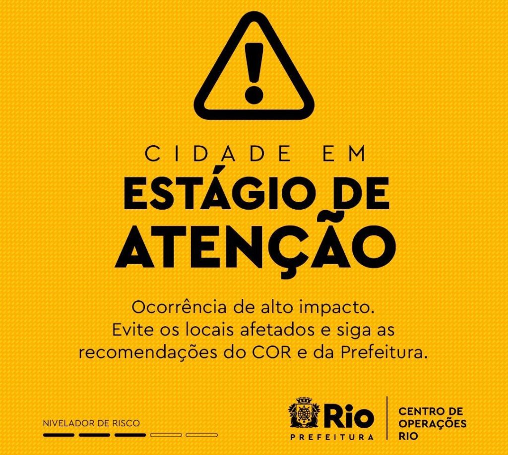 Cidade Do Rio Está Em Estágio De Atenção Por Conta Das Fortes Chuvas Super Rádio Tupi 