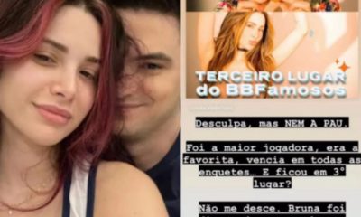 Felipe Neto fica indignado por ex-namorada ficar em terceiro lugar no Big Brother de Portugal
