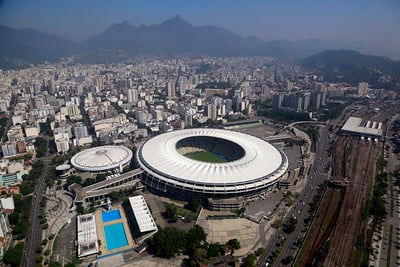 Imagem aérea do Maracanã