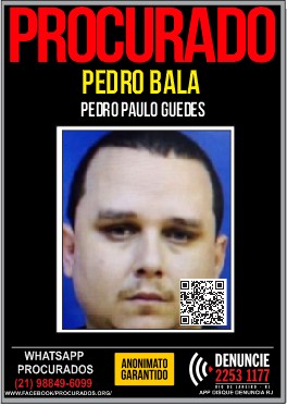 criminoso Pedro Bala procurado