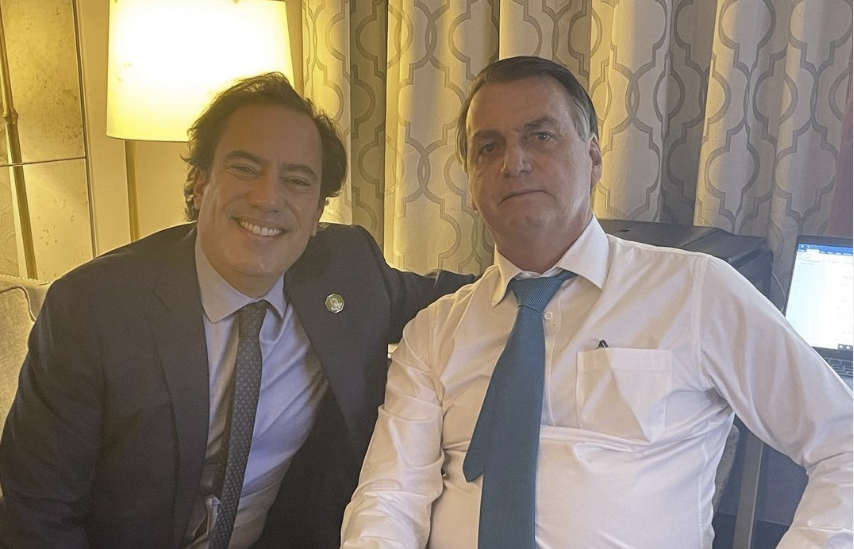 Pedro Guimarães e Jair Bolsonaro