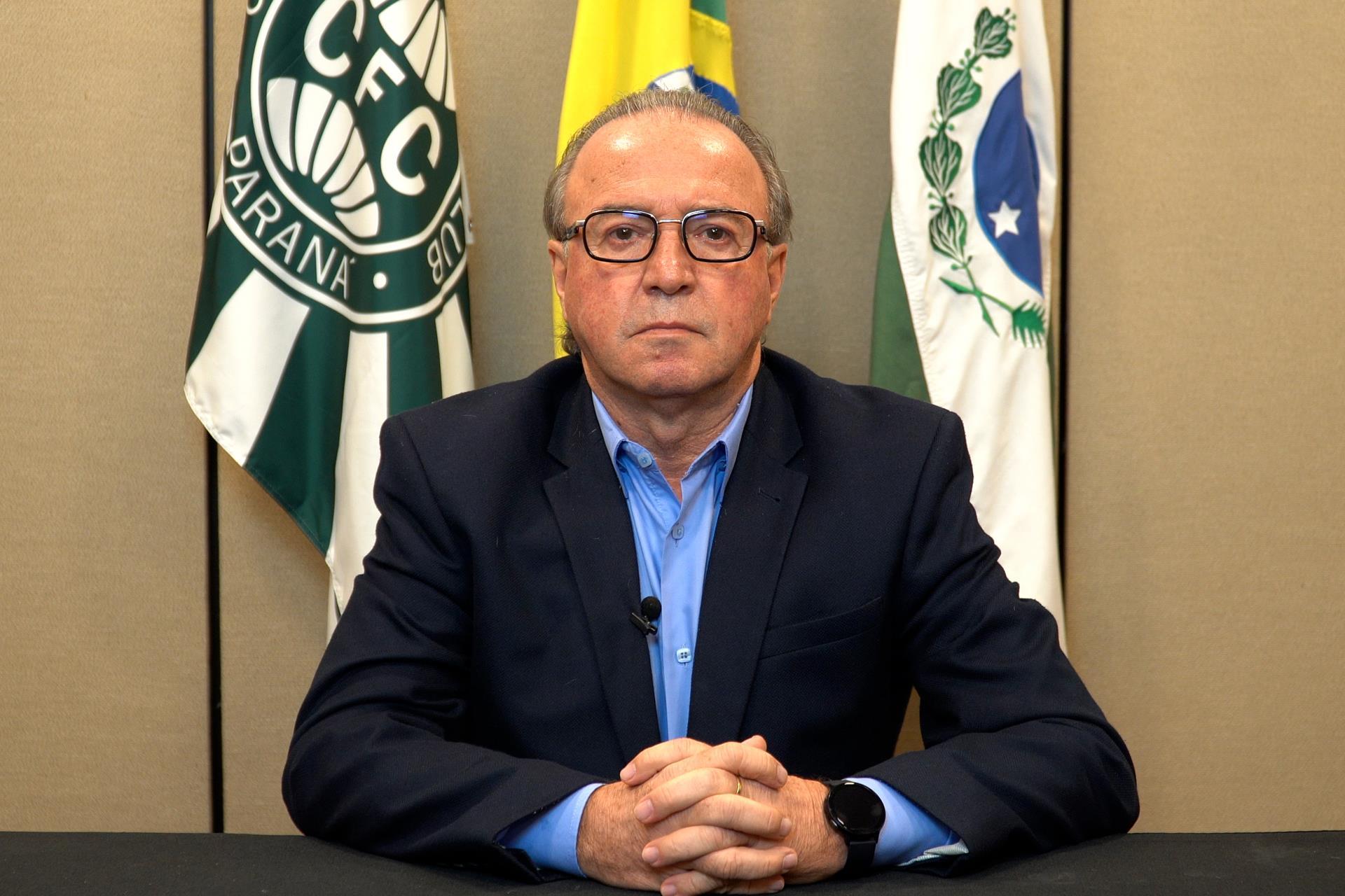 Presidente do Coritiba morreu neste sábado