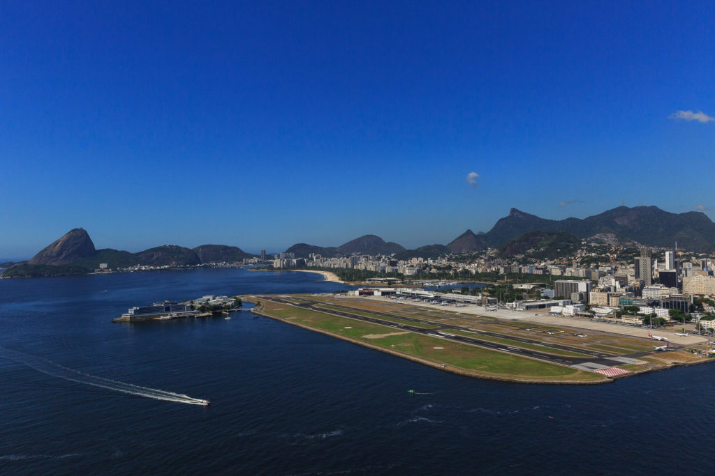 Aeroporto Santos Dumont, no Centro do Rio.