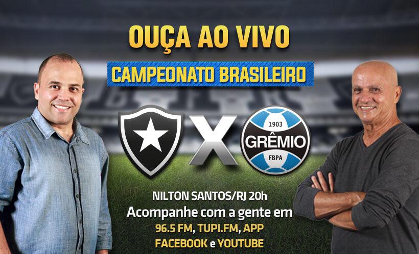 AO VIVO, Botafogo x Grêmio