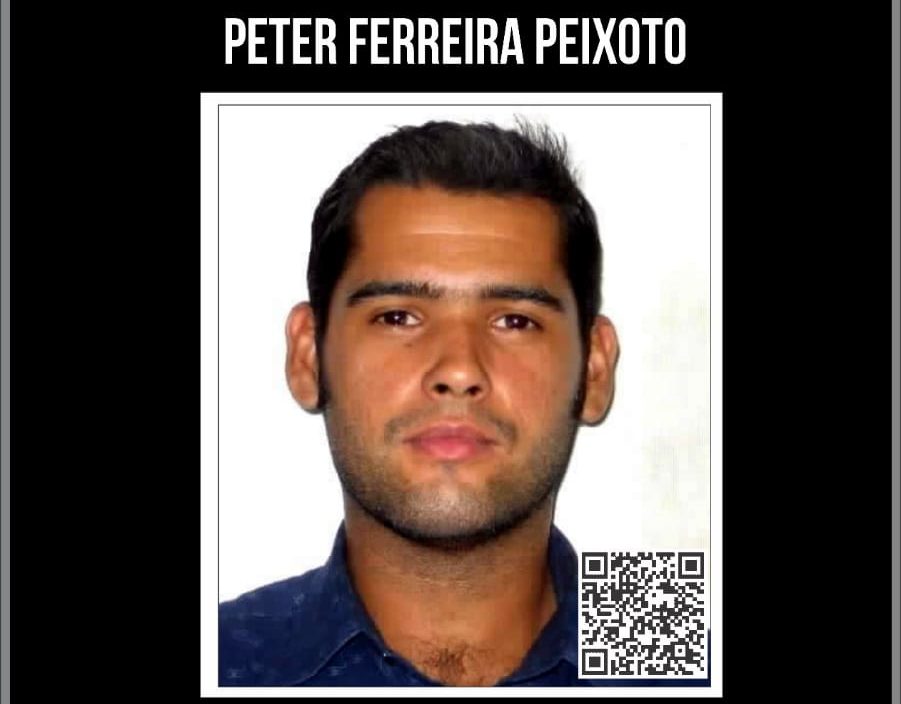 Peter Peixoto, de 35 anos, é principal suspeito de tentar matar a esposa a facadas