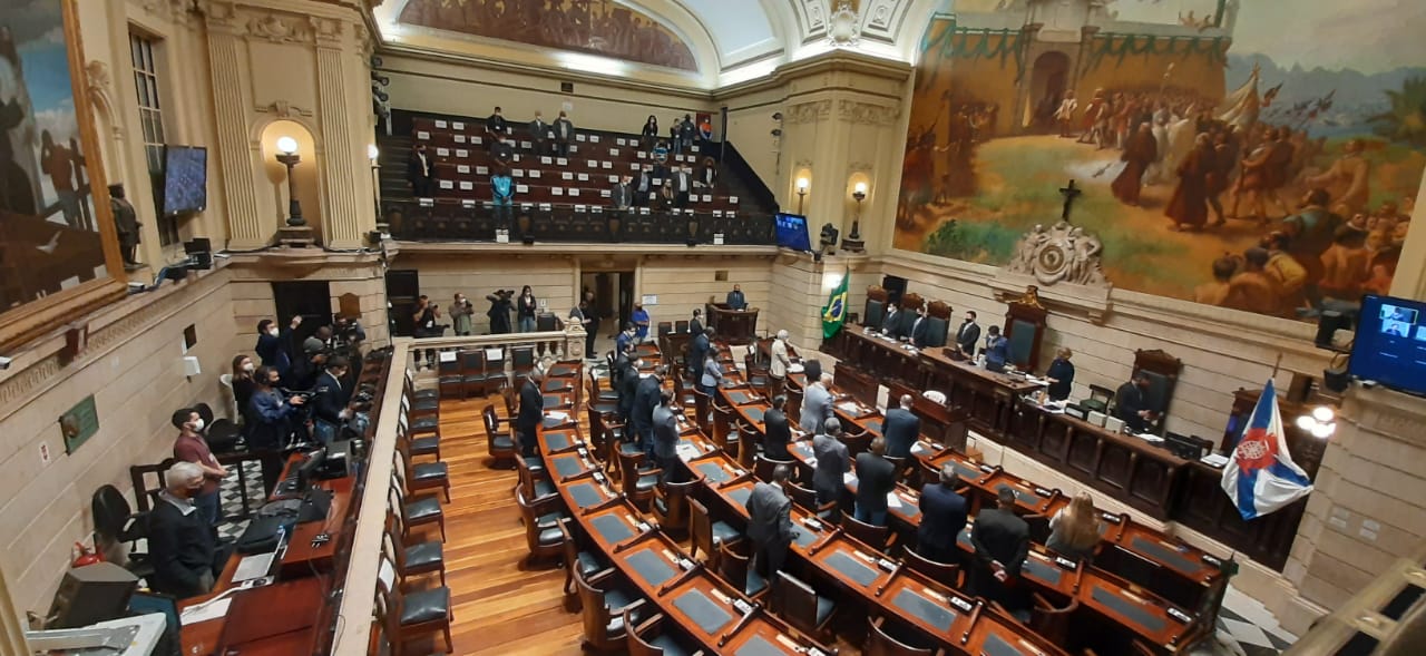Plenário da Câmara do Rio