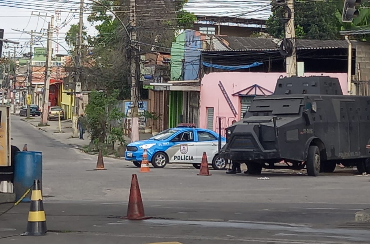 Na imagem, roubo de carga em Guadalupe