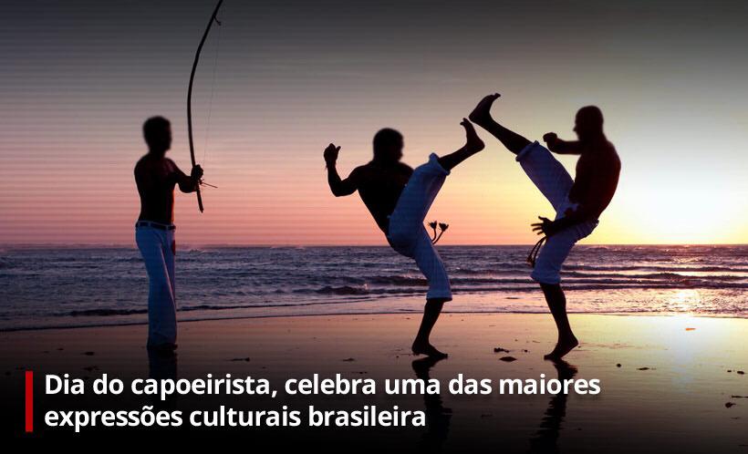 Na imagem, sentinelas da Tupi especial dia do capoeirista