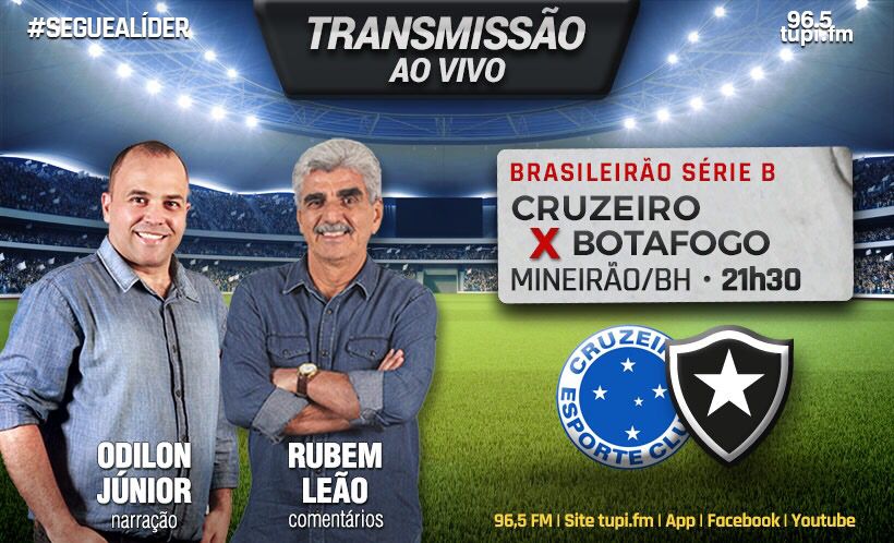 CRUZEIRO X BOTAFOGO TRANSMISSÃO AO VIVO DIRETO DO MINEIRÃO - CAMPEONATO  BRASILEIRO 2023 