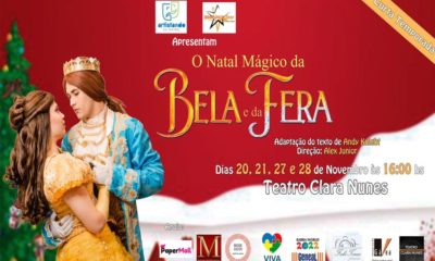 Peça "O Natal Mágico da Bela e da Fera"