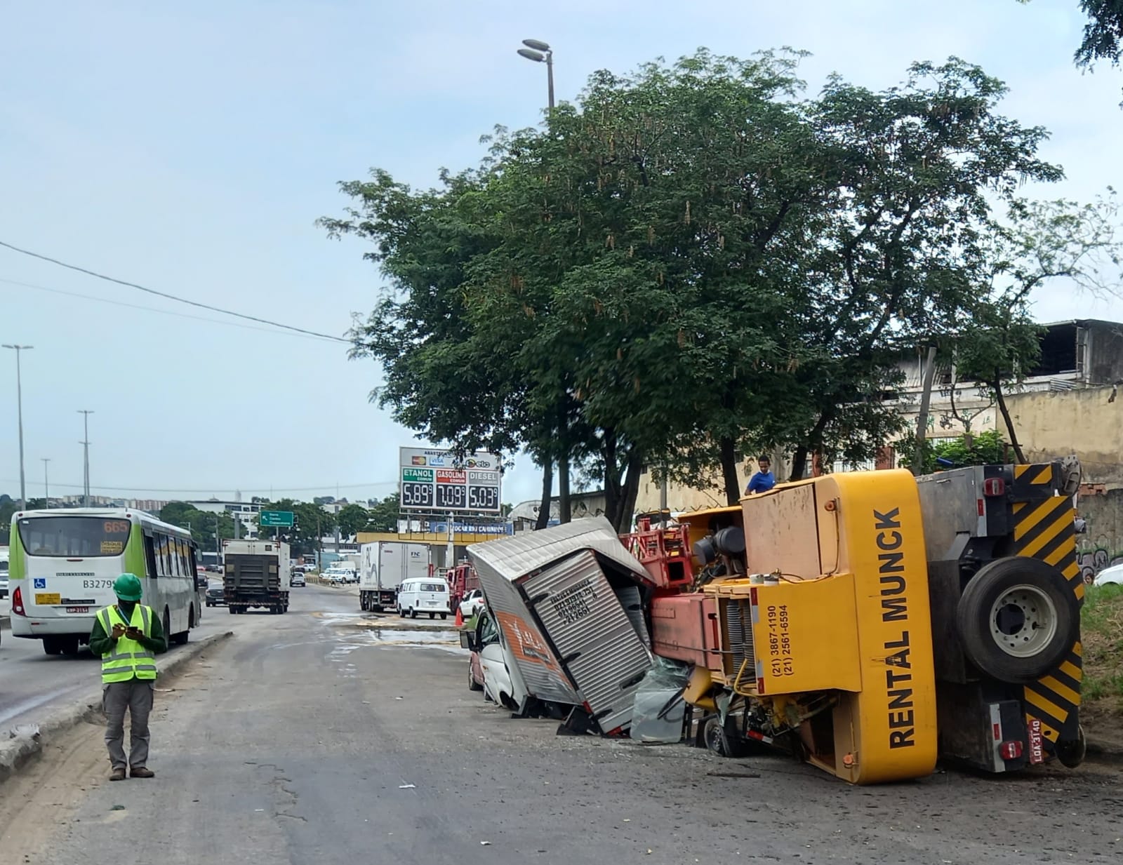 Acidente na Av. Brasil