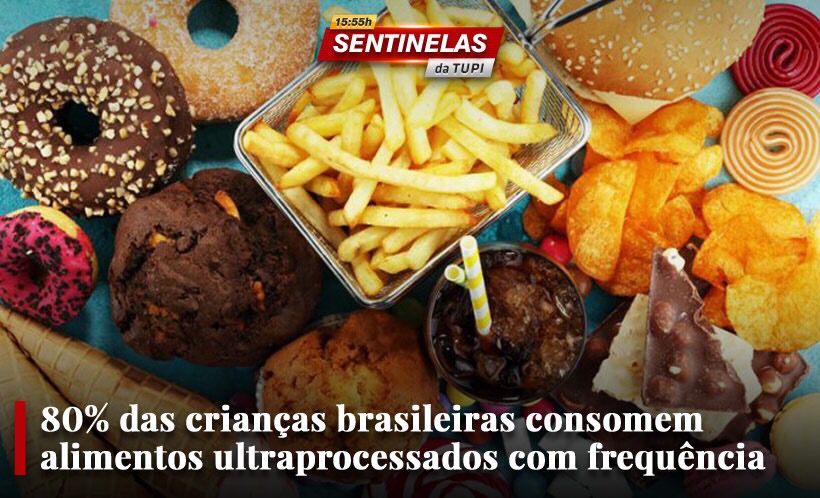 Maioria das crianças brasileiras consome alimentos ultraprocessados frequentemente