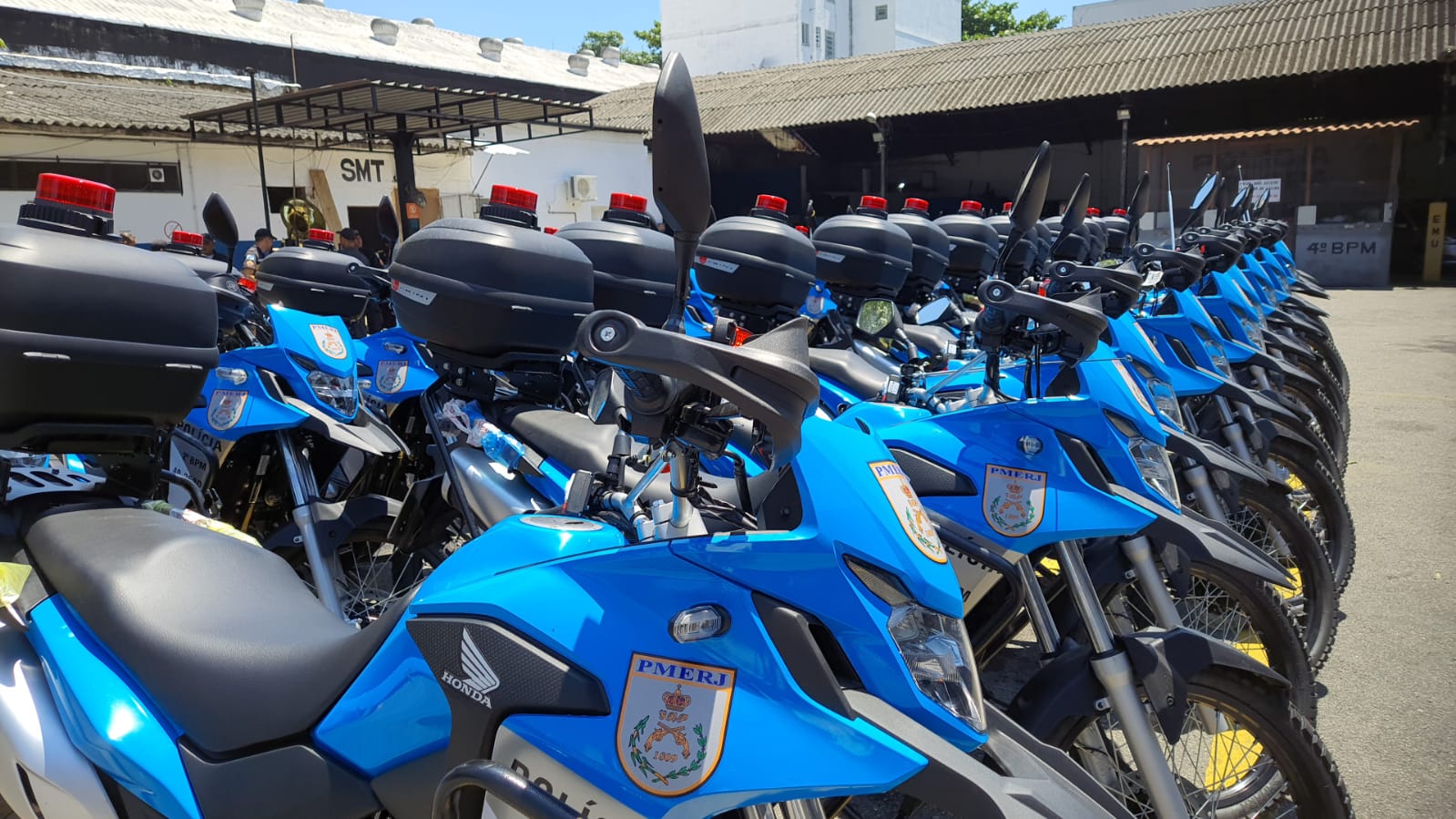 Motos para reforçar patrulhamento