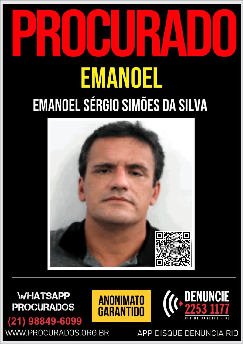 cartaz com foto do procurado