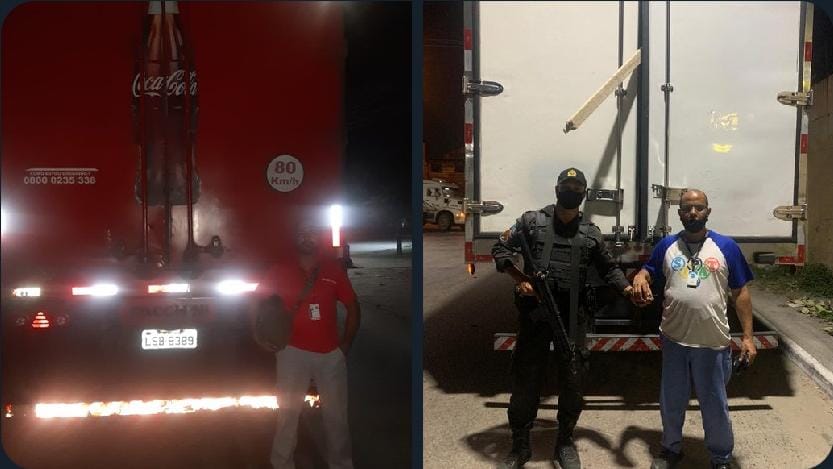 Polícia recupera caminhões roubados na Baixada Fluminense