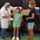 Criança sendo vacinada no Rio